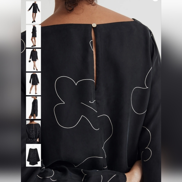 MADEWELL Erika Dress Shift Mini Dress Floral - Picture 6 of 8